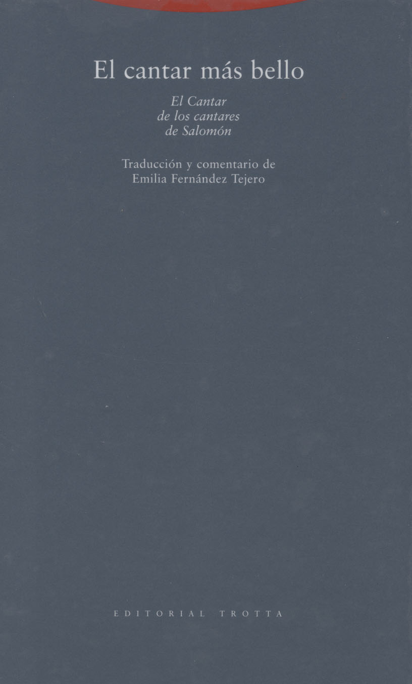 Portada de El cantar más bello. El cantar de los cantares de Salomón