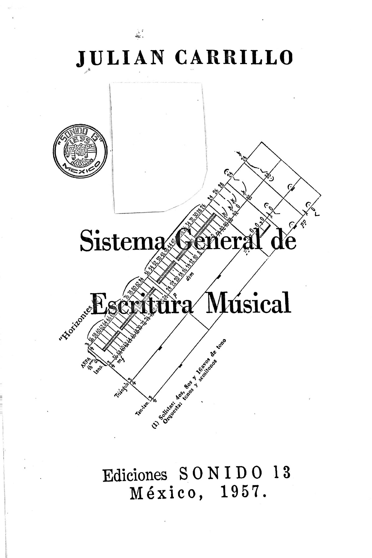 Portada de Sistema general de escritura musical